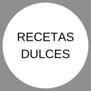 Recetas dulces